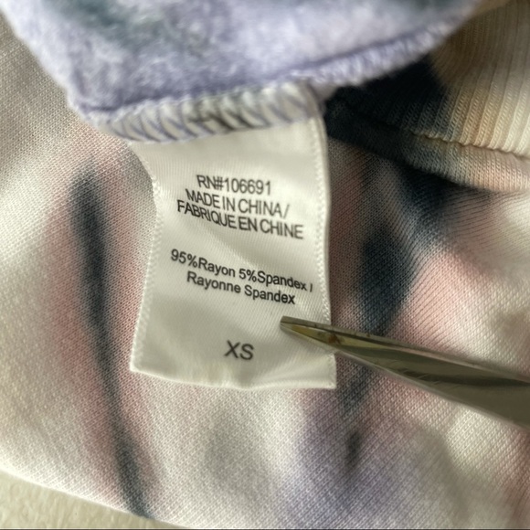 Young Fabulous & Broke NWT Tie Dye Pullover Hoodie XSMALL - Picture 5 of 6